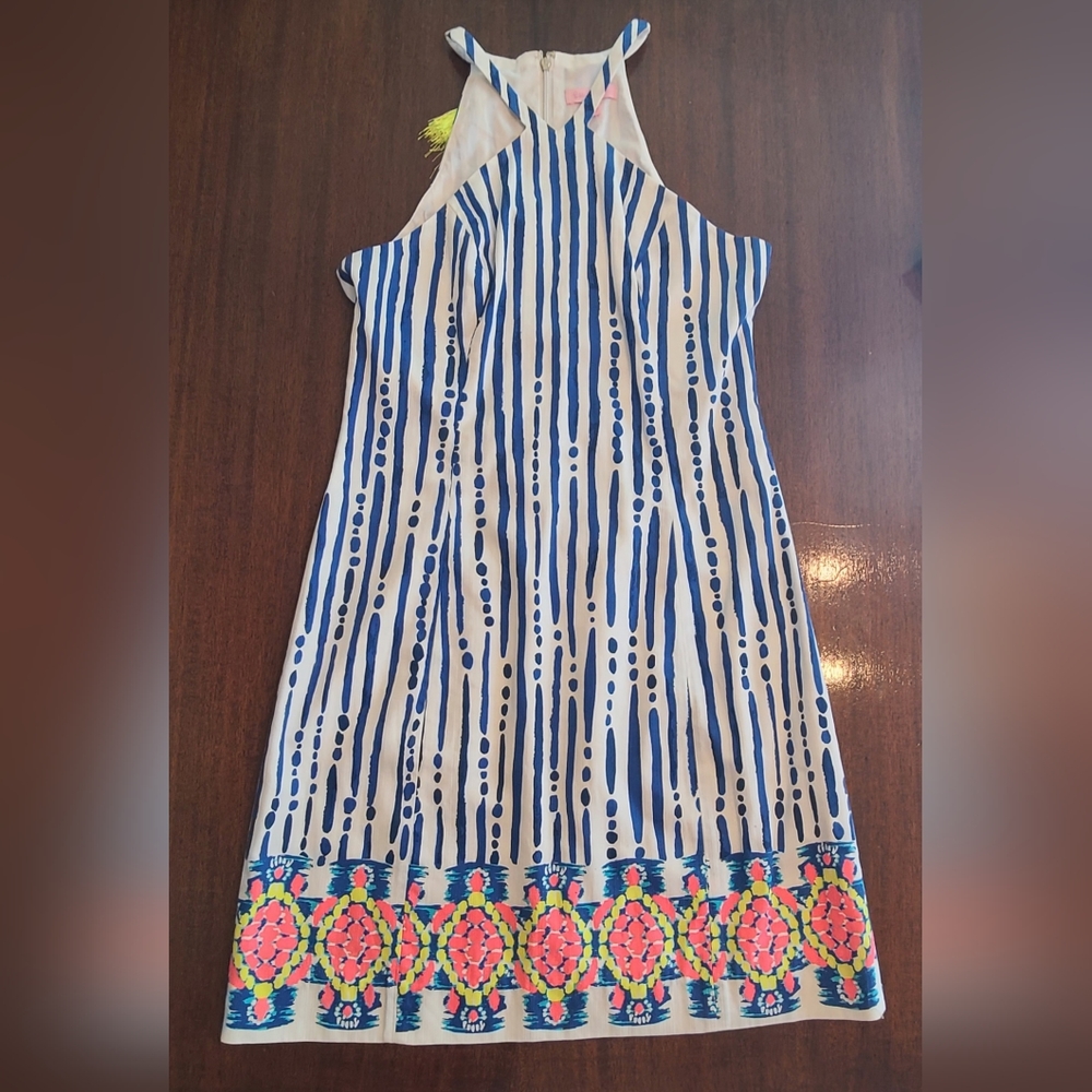 Lilly Pulitzer Iveigh Dress Blue Crush Bay Stripe